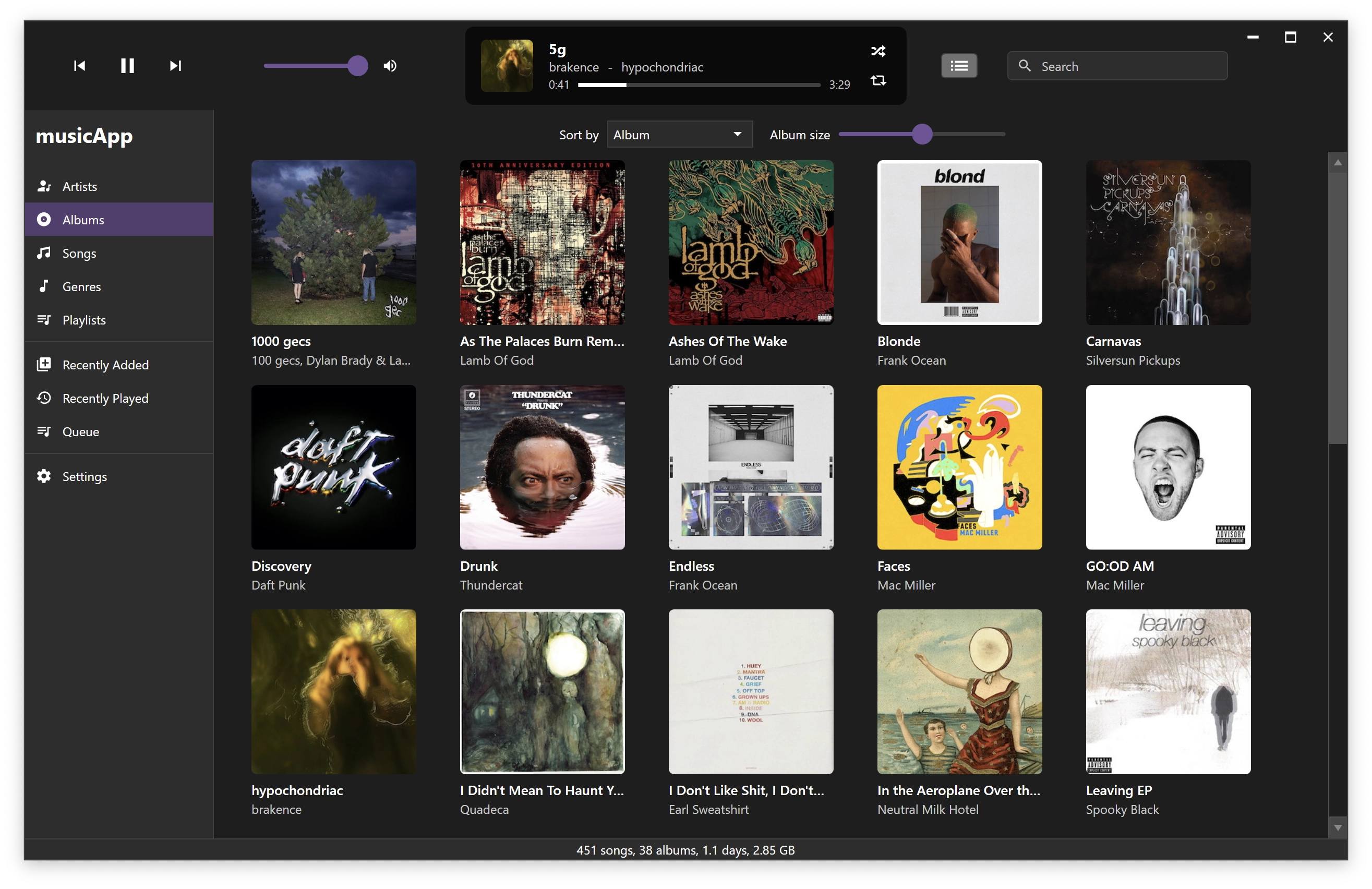 Albums View
